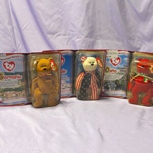 Ty Beanie Babies International Bears